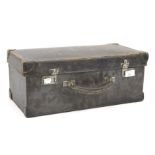 An early 20th century travelling leather case.