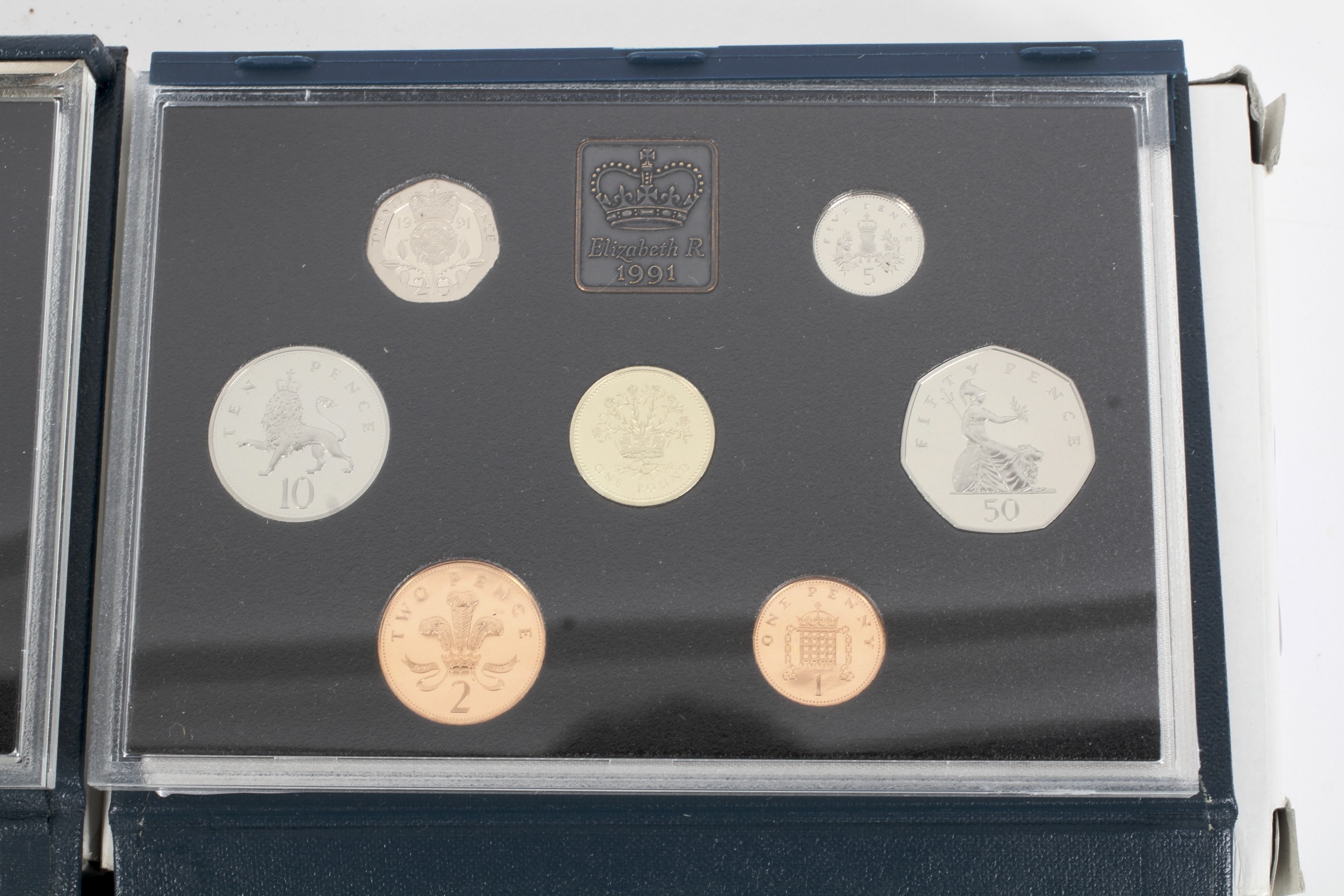 Three Royal Mint proof coin collections, for the years 1989, 1990, 1991. - Image 4 of 4