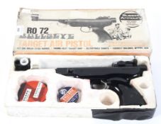 A boxed RO72 Bullseye Target air pistol, Sussex Armoury.