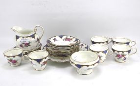 A vintage Aynsley porcelain part tea service.