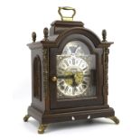 A Dutch Warmink eight day brass mounted bracket clock.