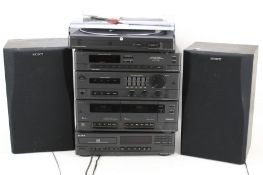 Sony separates LBT-D105 Hi-Fi sysem. Including separate record player and CD player, etc.