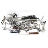 A quantity of assorted kitchen flatware, including forks,