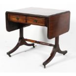 An early 19th century mahogany Pembroke table.