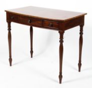 A 19th century mahogany side table.