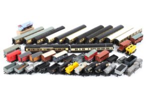An assortment of rolling stock.