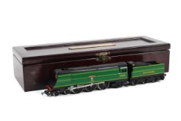 A Hornby OO gauge railways Certificate 'EXETER' SR 4-6-2 West Country Class.