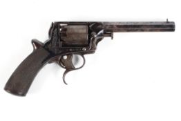 A 19th century Tranter patent percussion pistol.