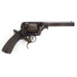 A 19th century Tranter patent percussion pistol.