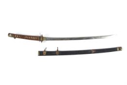 A 19th century Japanese katana.