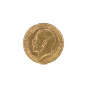 A George V 22ct gold full sovereign. Dated 1913, weight 7.