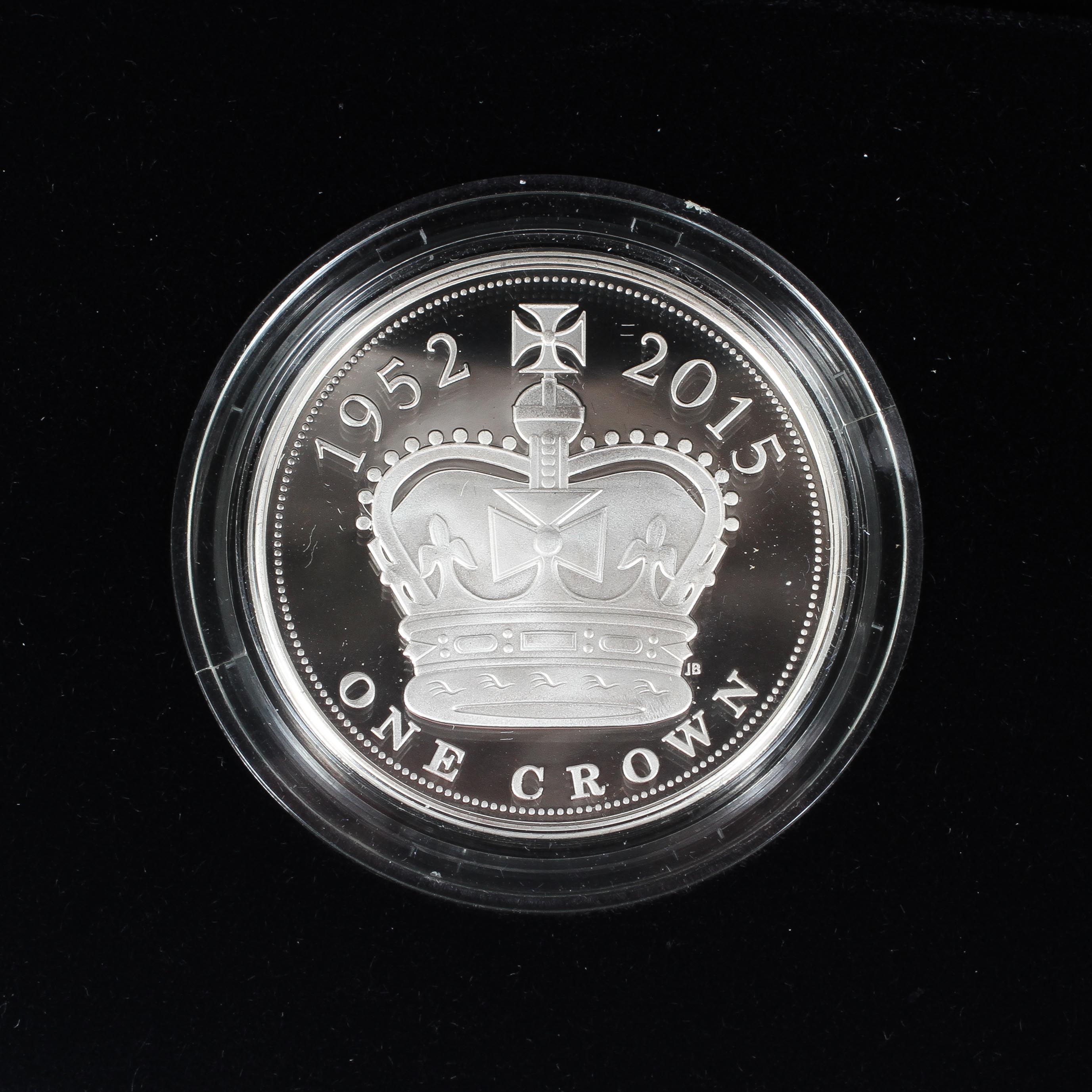 Four silver proof £5 coins, comprising: 1997, 2008, 2015, 2016, - Image 3 of 5