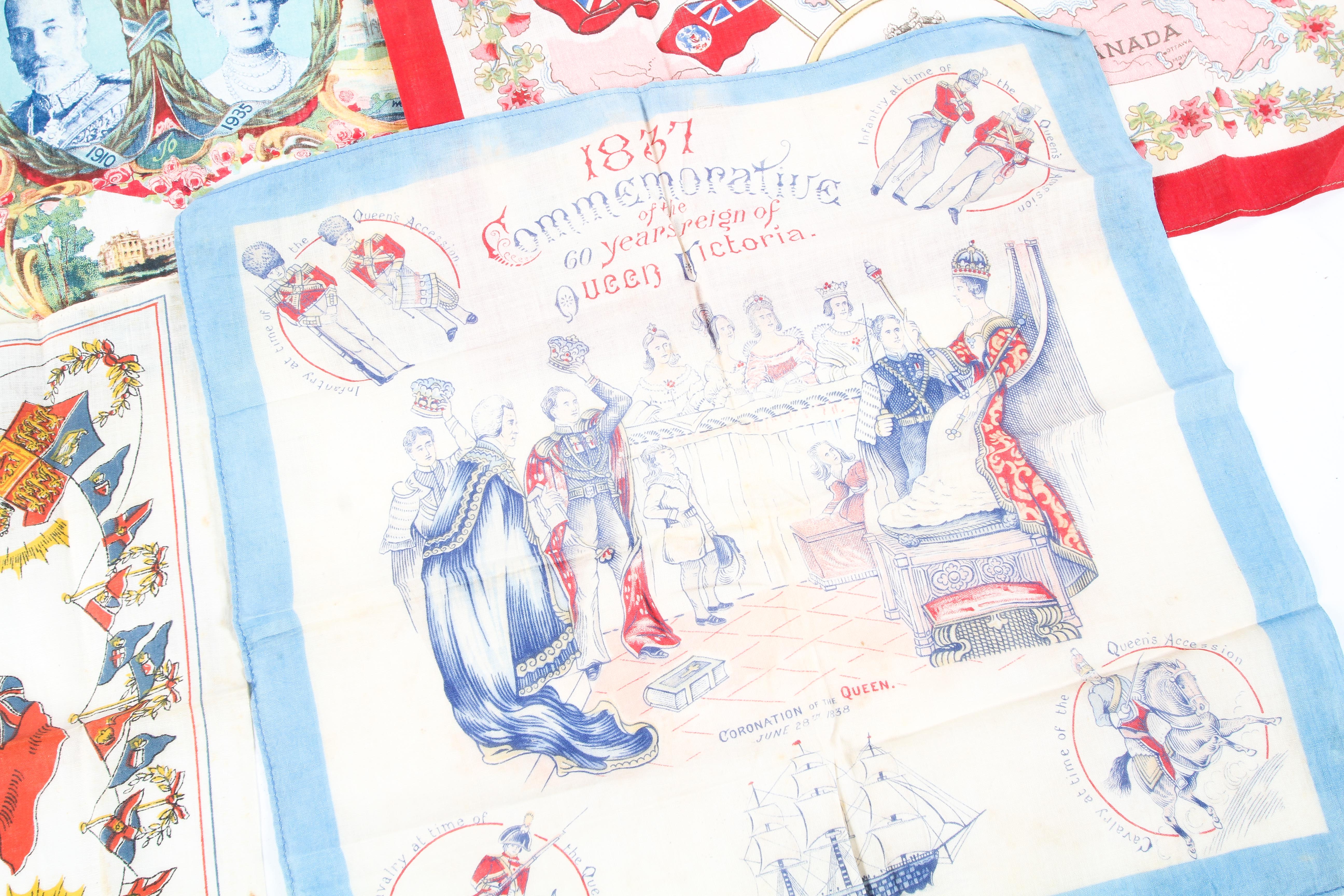 A collection of commemorative handkerchiefs. - Image 4 of 4