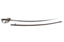 A late 19th century Continental dress sword.