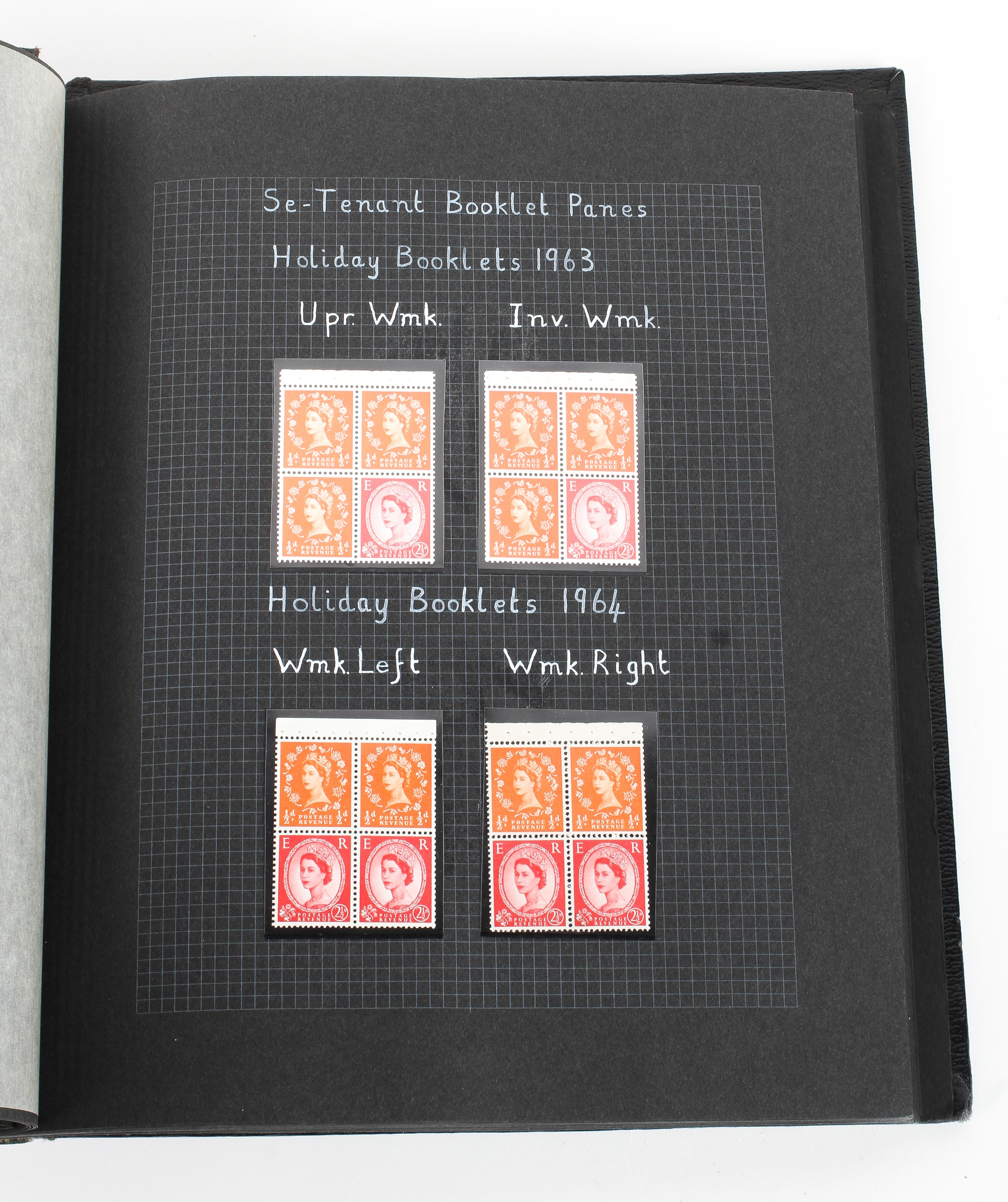 A Great Britain stamp collection in a black album. - Image 6 of 7