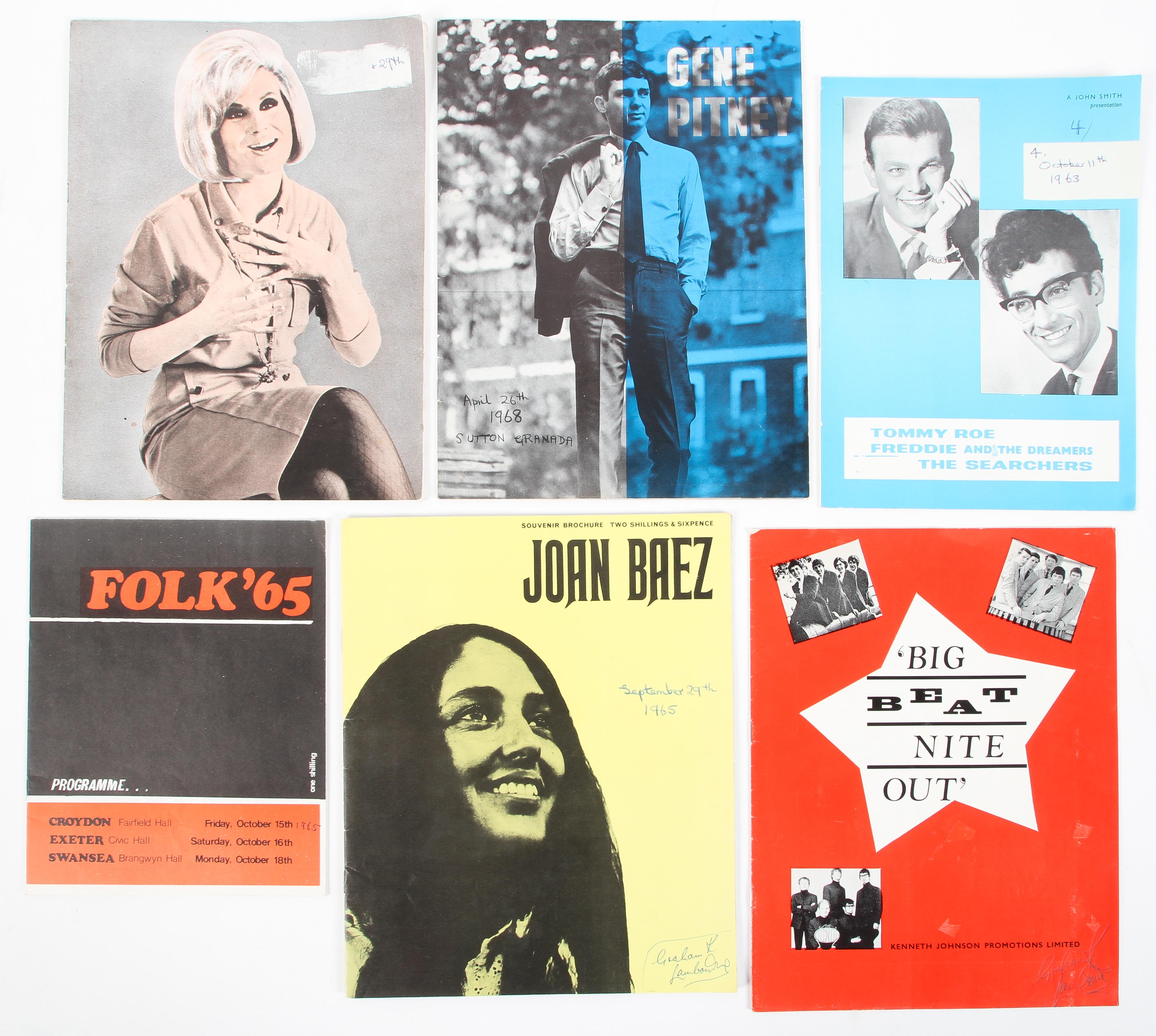 A collection of concert programmes.