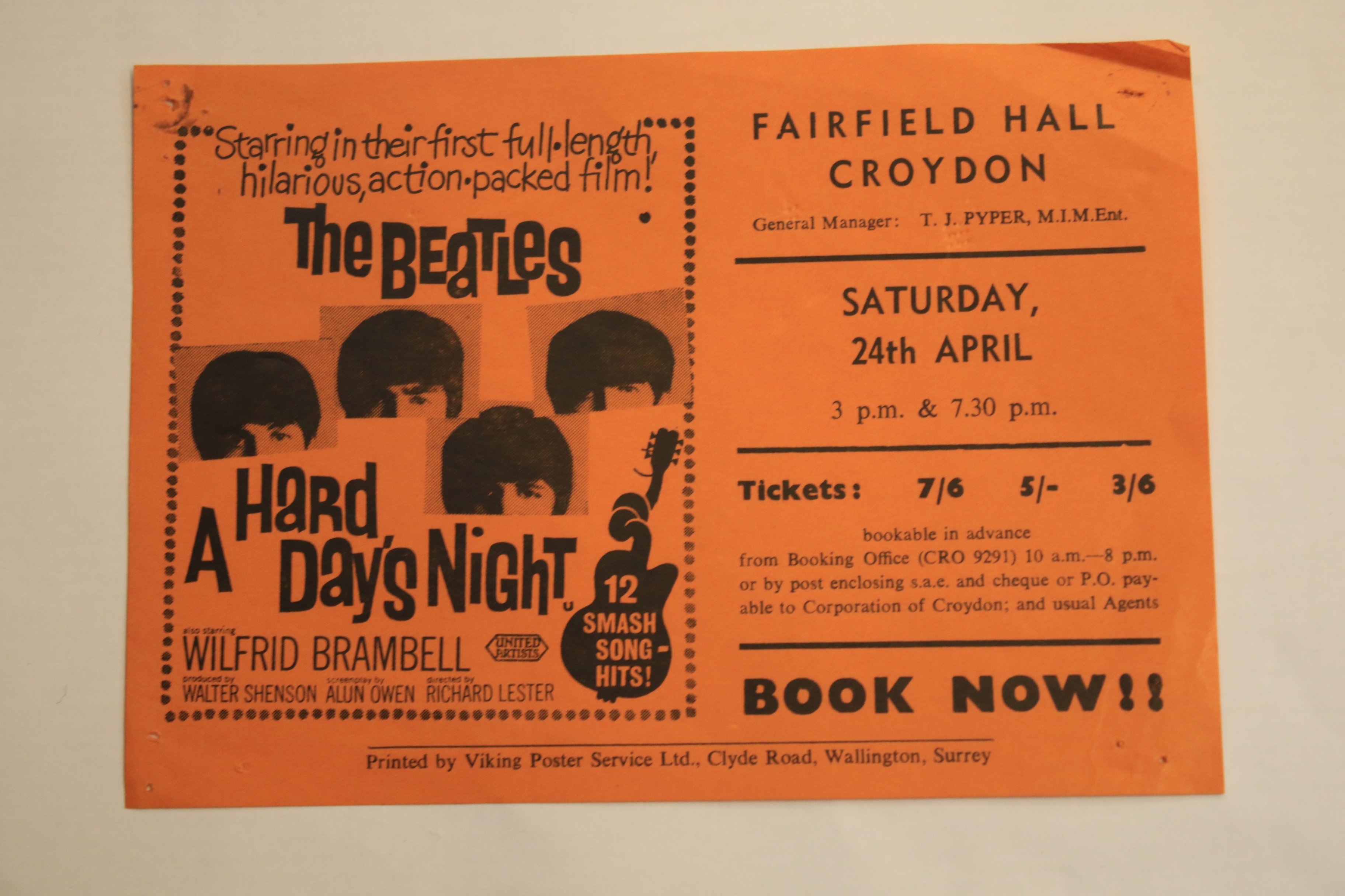 A collection of music handbills. - Image 10 of 11