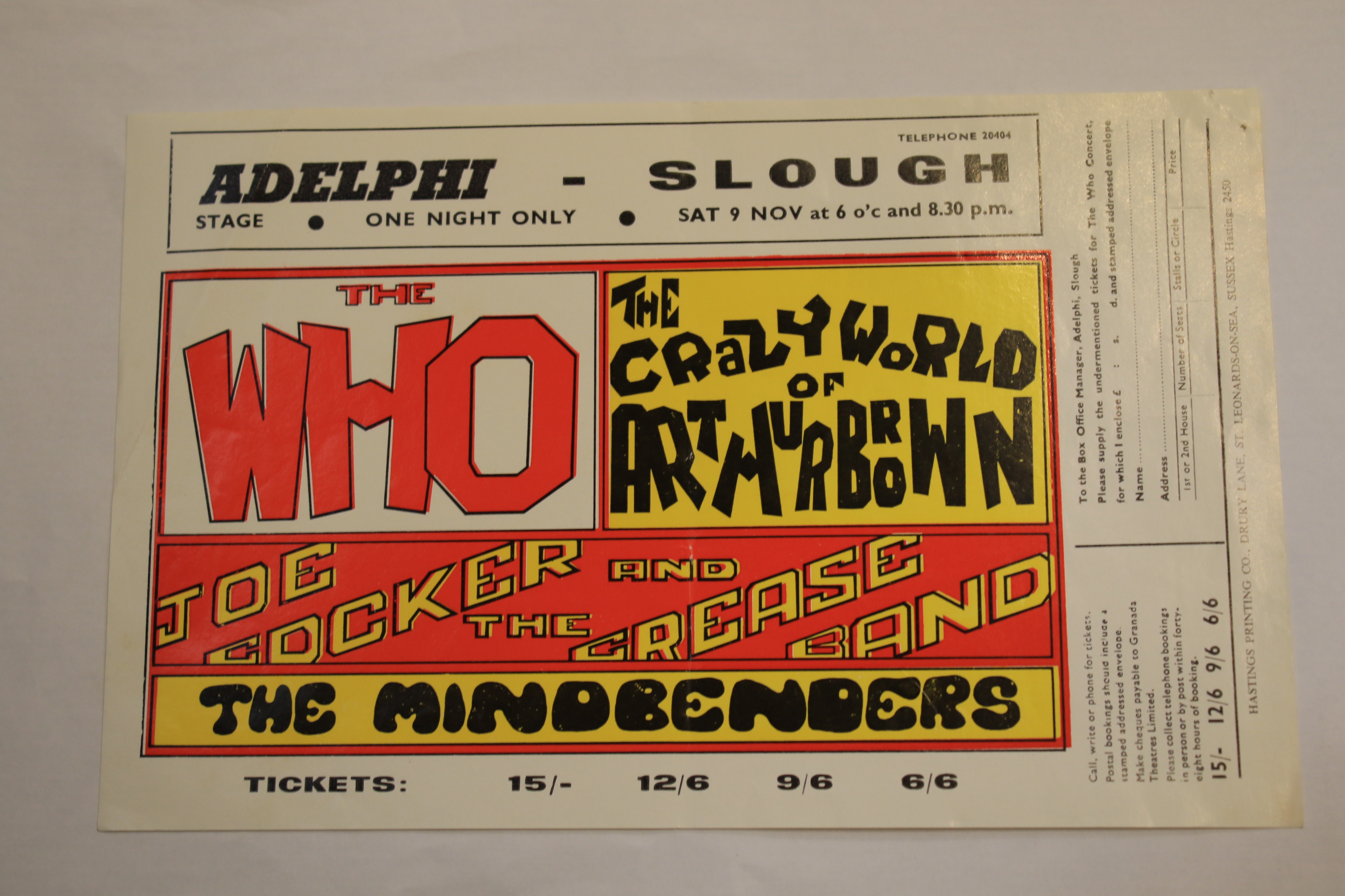 A collection of music handbills, circa 1960s. - Image 8 of 11
