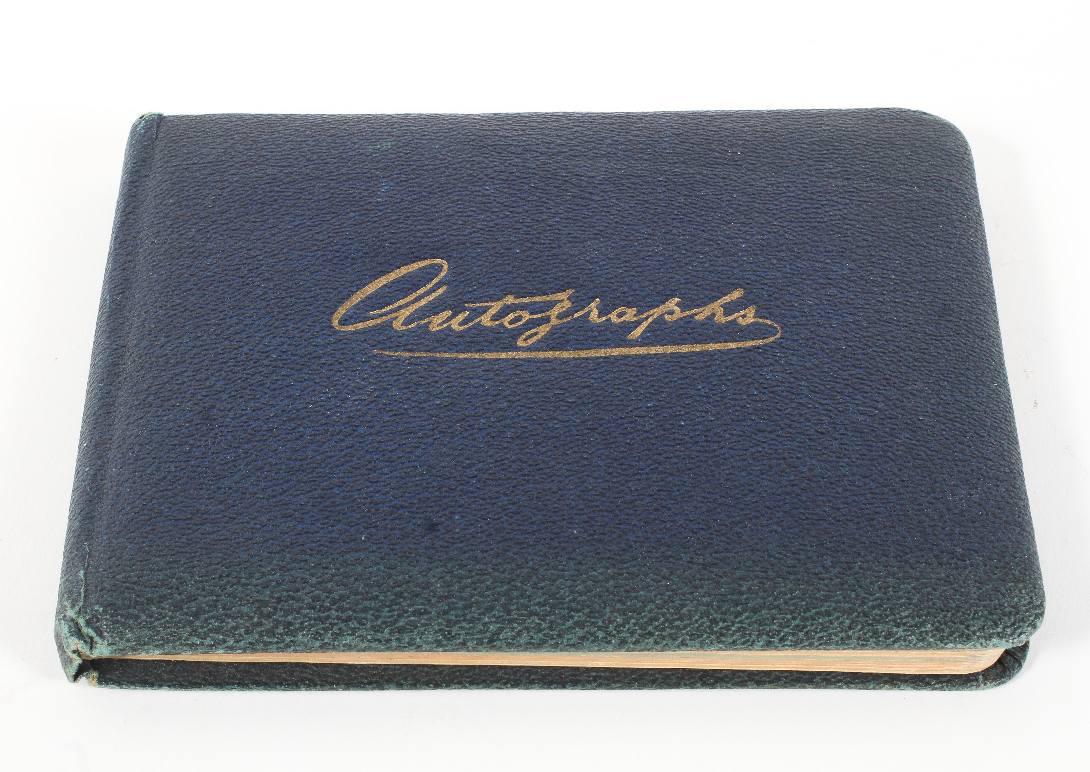 An autograph album.