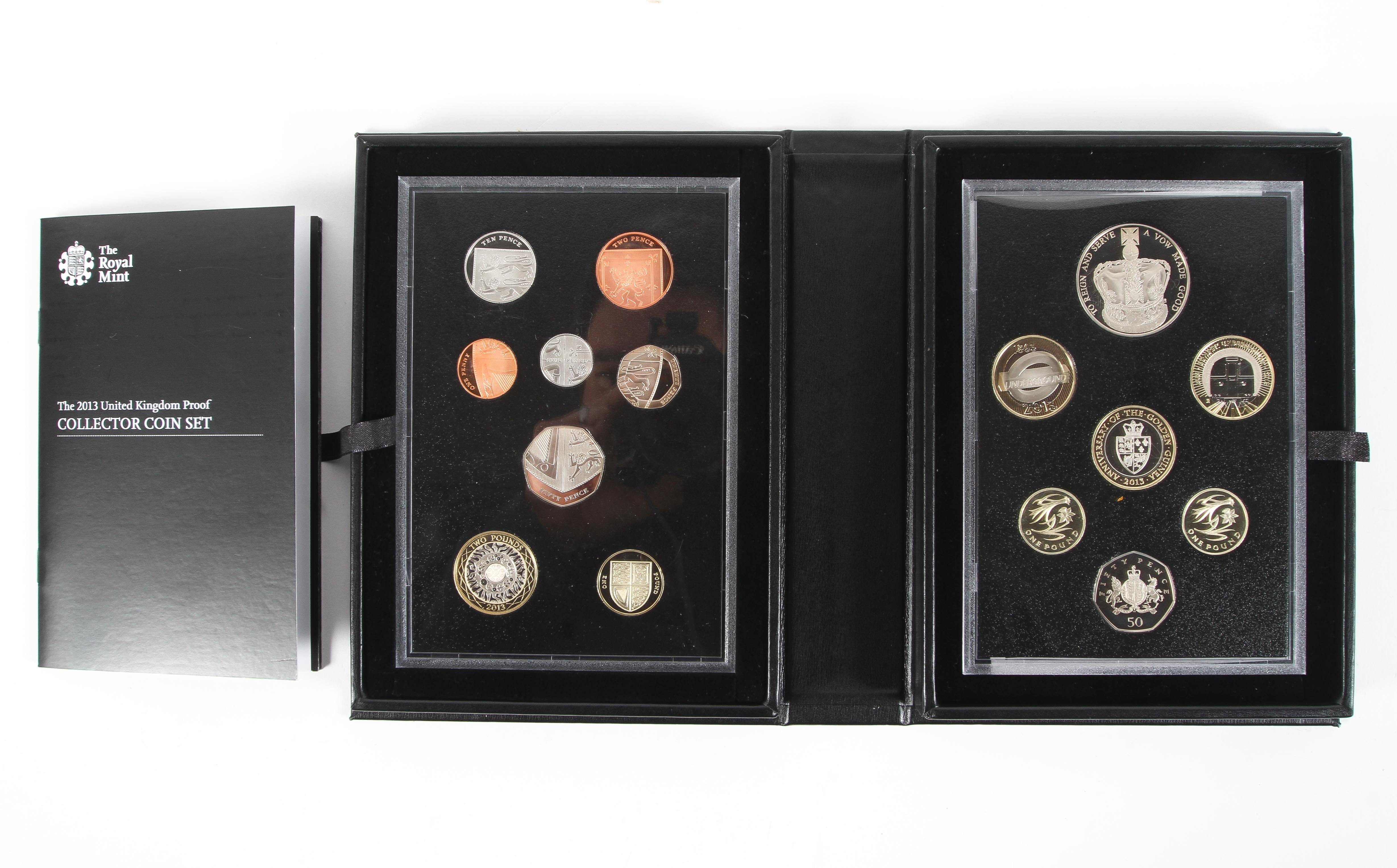 Royal Mint 2013 UK collector coin set.