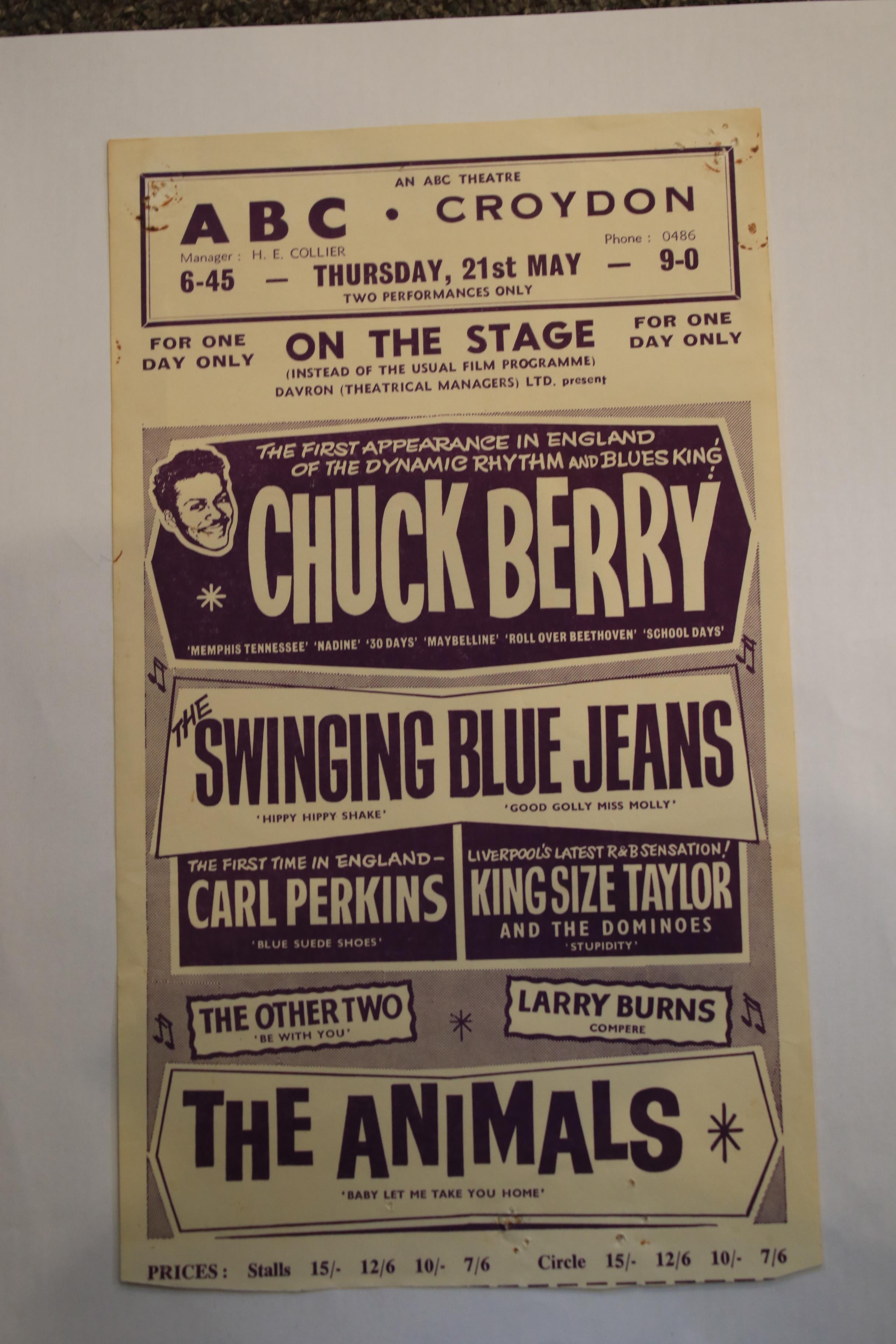 A collection of music handbills. - Image 7 of 11