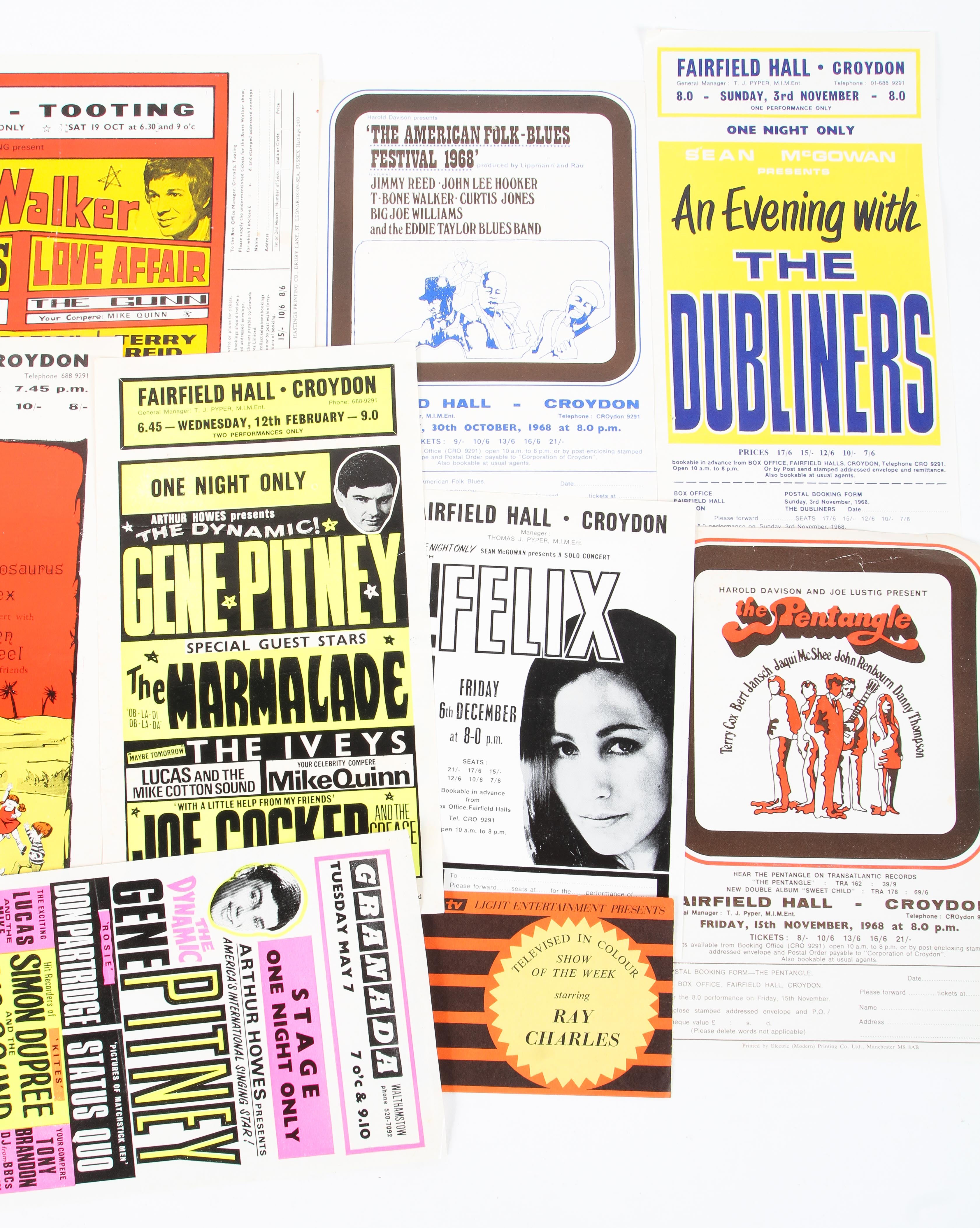 A collection of music handbills, circa 1960s. - Image 4 of 4