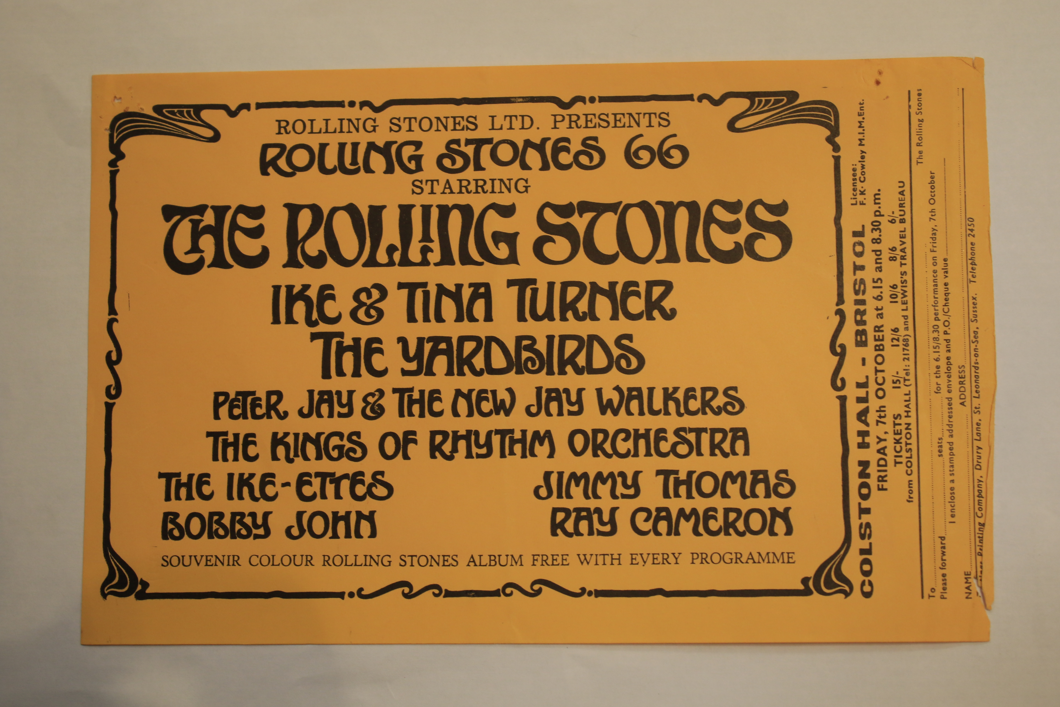 A collection of music handbills, circa 1960s. - Image 10 of 11