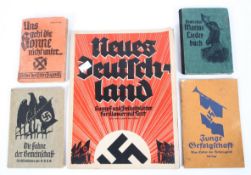 A collection of German Third Reich era books relating to music and song to include 'Songs of the