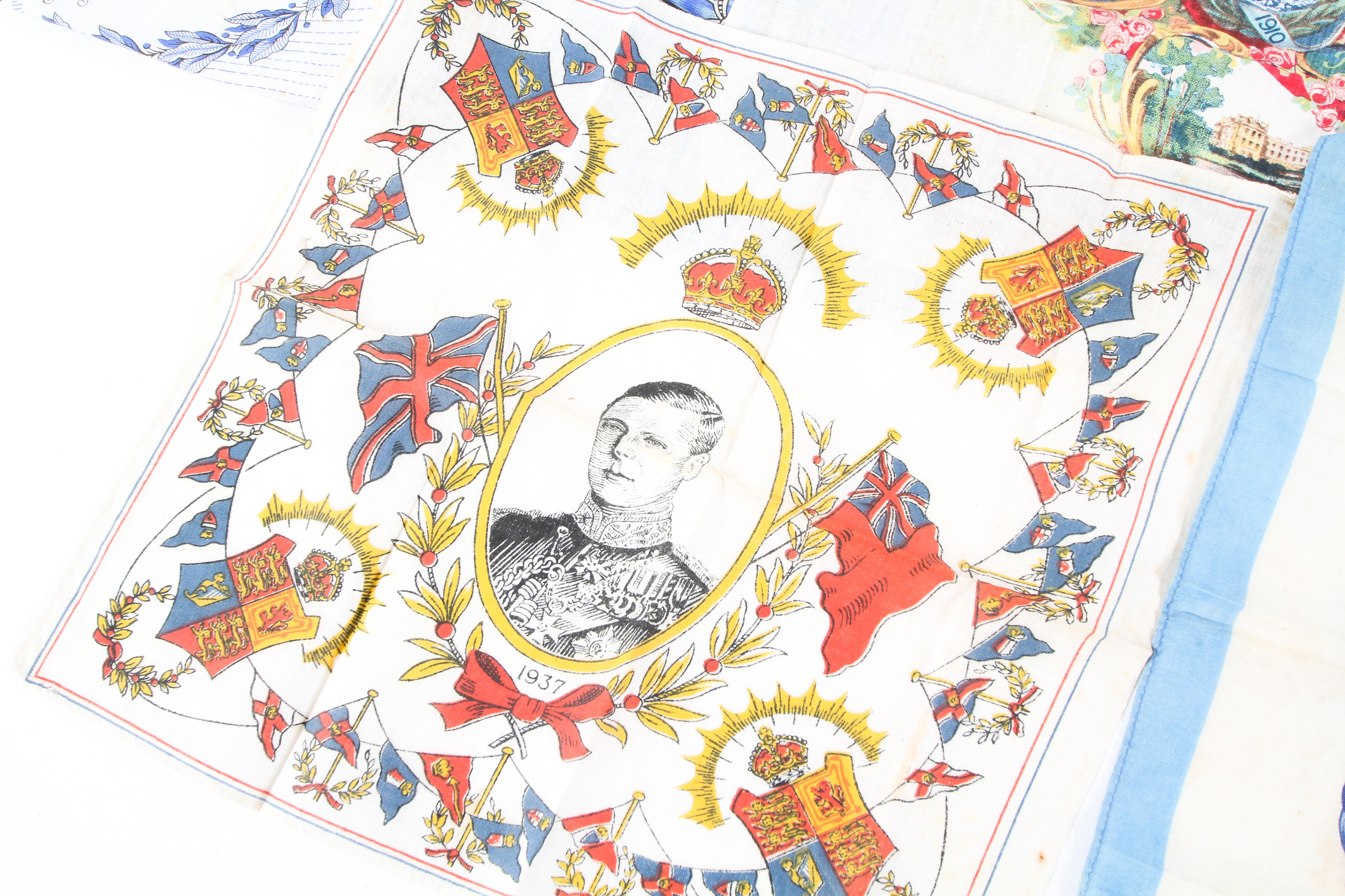 A collection of commemorative handkerchiefs. - Image 3 of 4