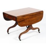 A Regency mahogany Pembroke table.