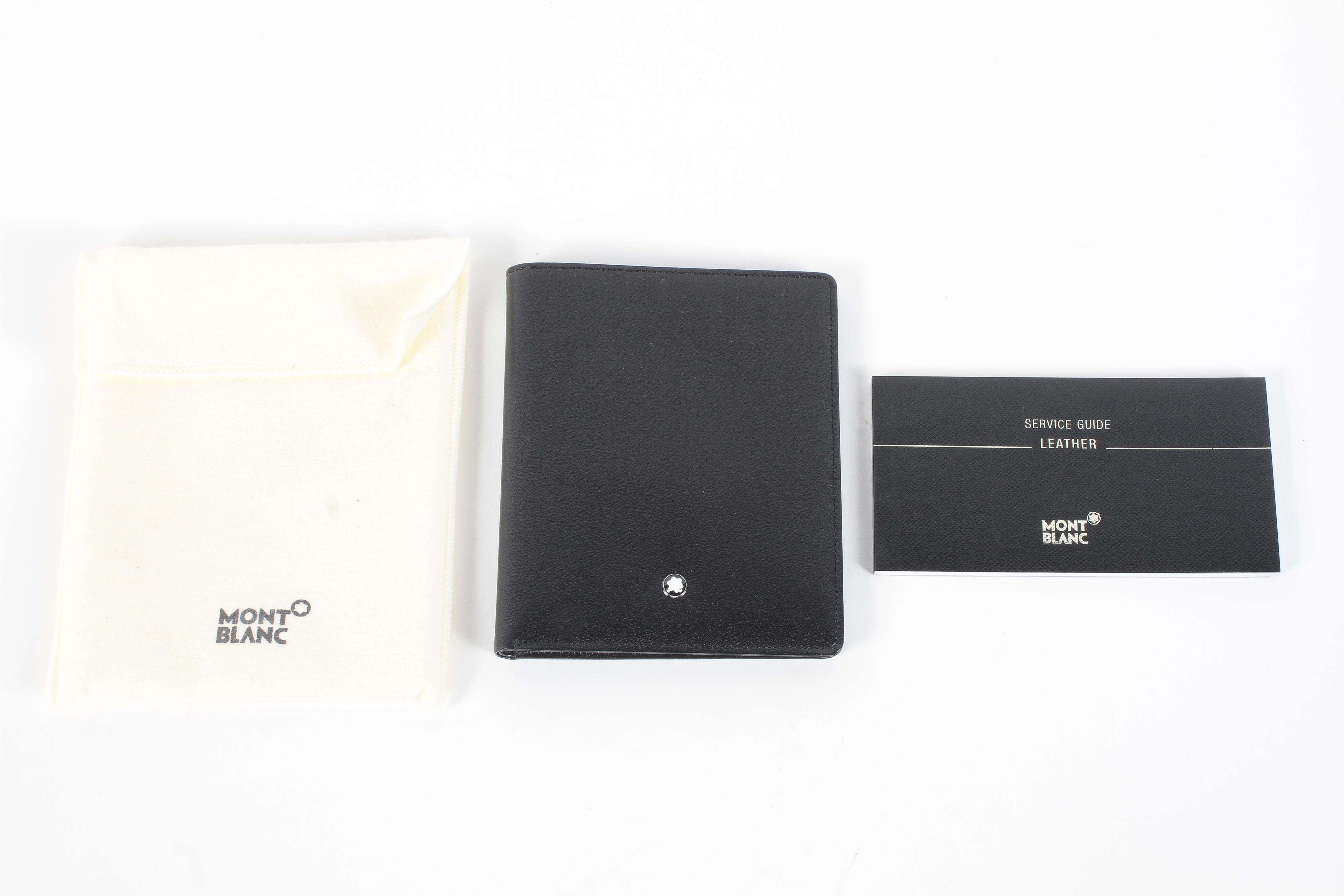 A Mont blanc leather credit card holder