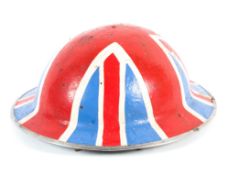 A commemorative 1952 painted helmet