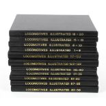 Eleven volumes of LOCOMOTIVES ILLUSTRATED.