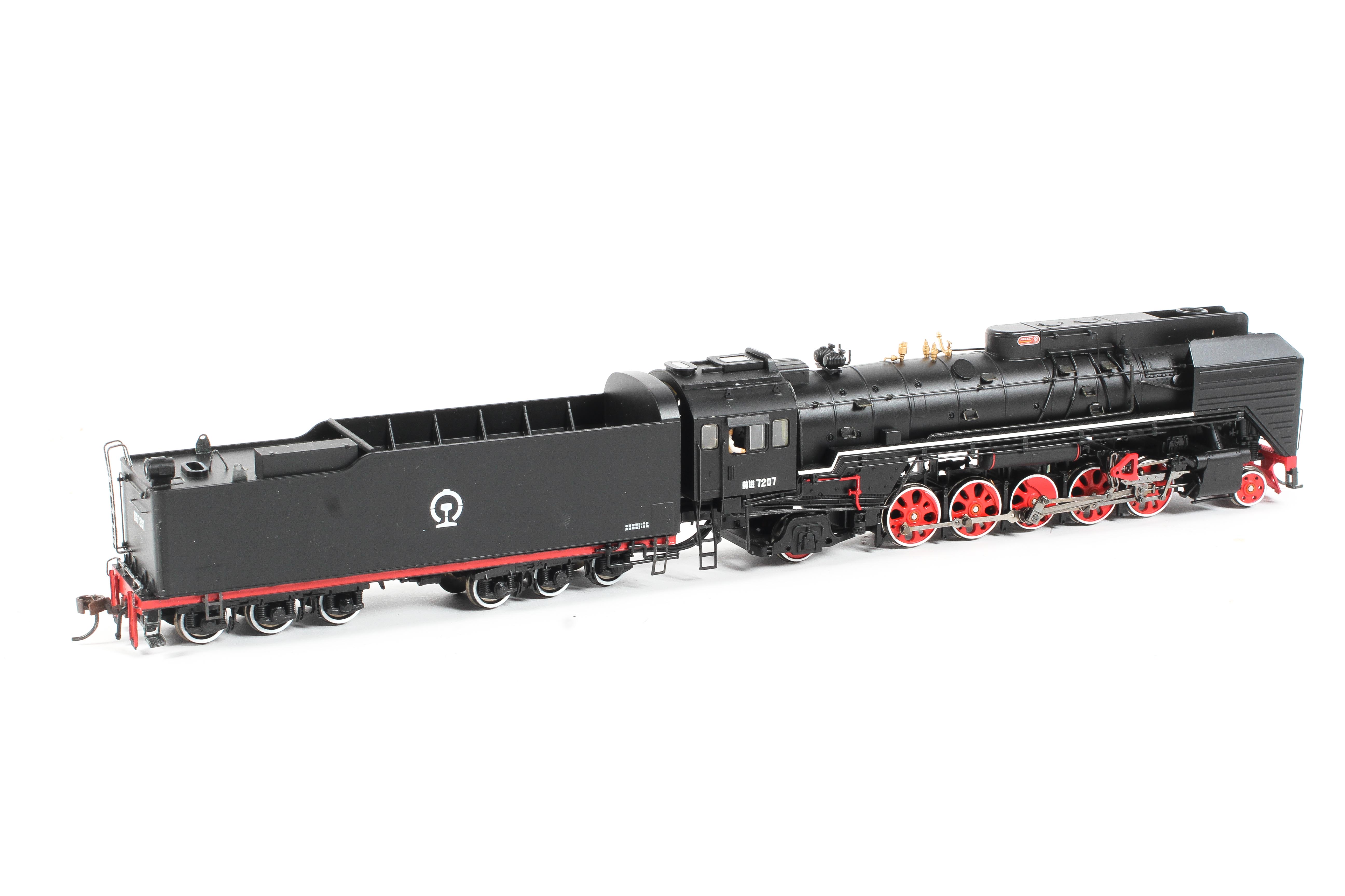 A boxed Chinese OO gauge C500103 QJ 2-10-2 steam locomotive and tender Condition Report: - Image 2 of 2