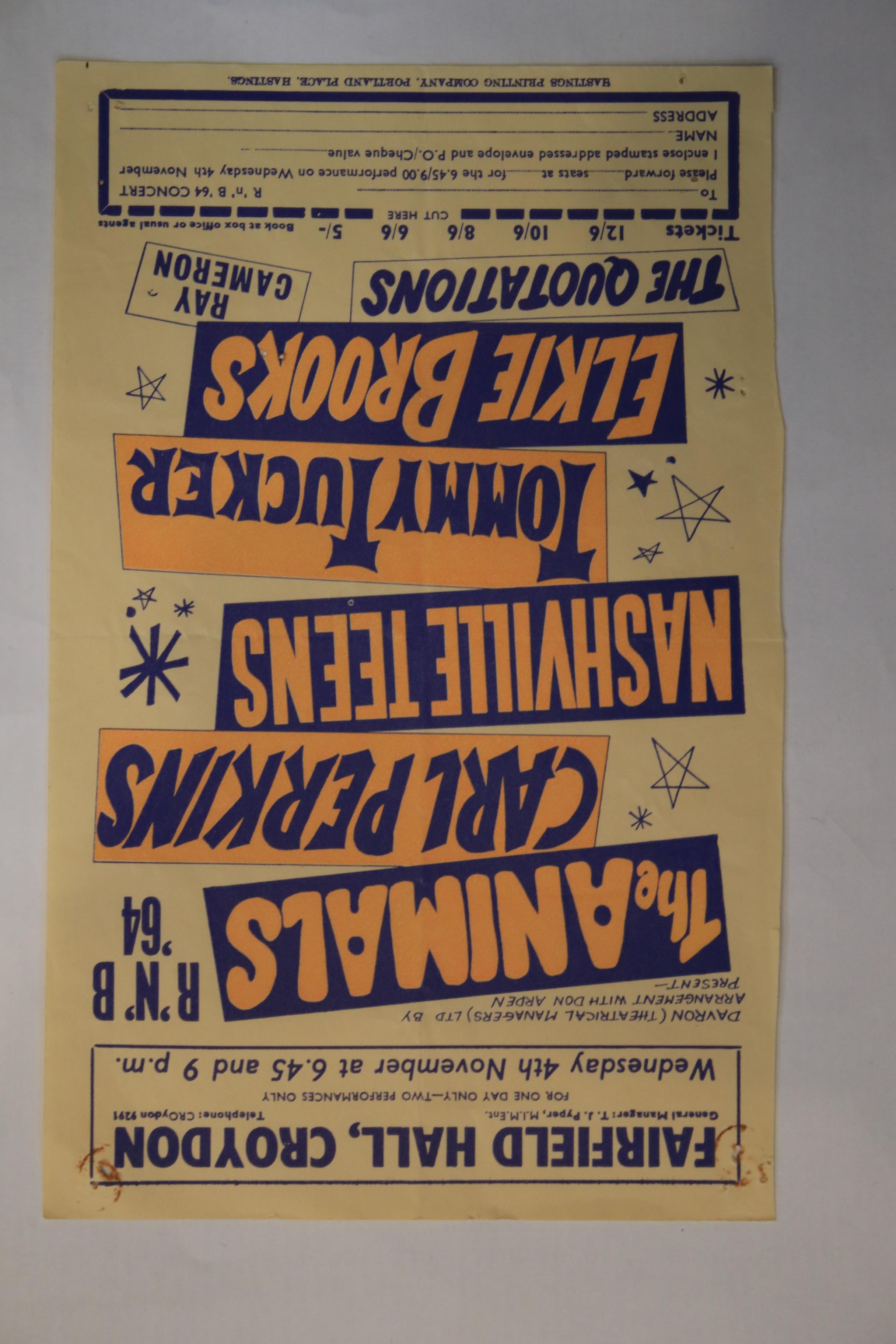 A collection of music handbills. - Image 5 of 11