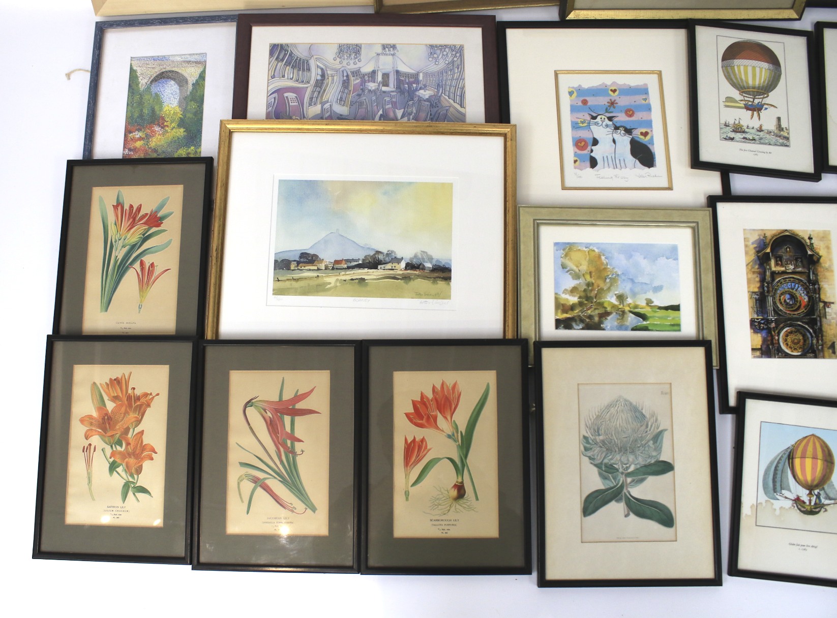 An assortment of prints and watercolours. - Image 2 of 3