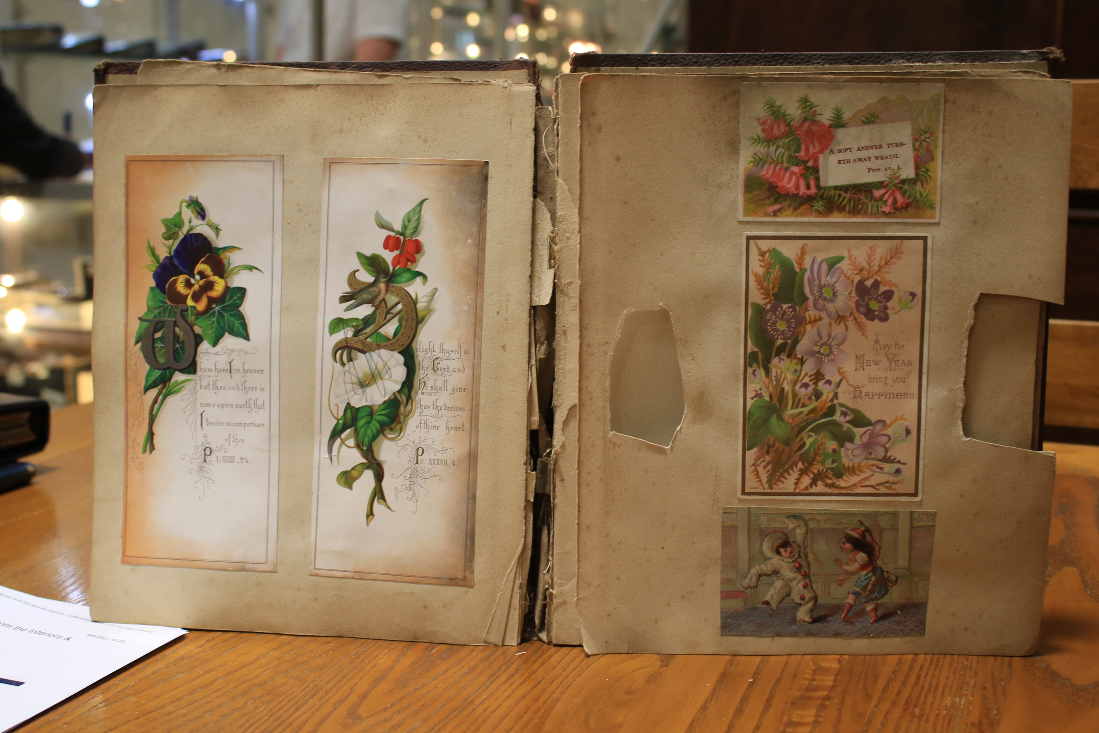 An assortment of Victorian and late scrapbooks. - Image 2 of 10