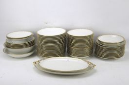 A Limoges part dinner service.