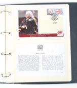 A folder of The Great Britons Commemorative Stamp and Cover Collection
