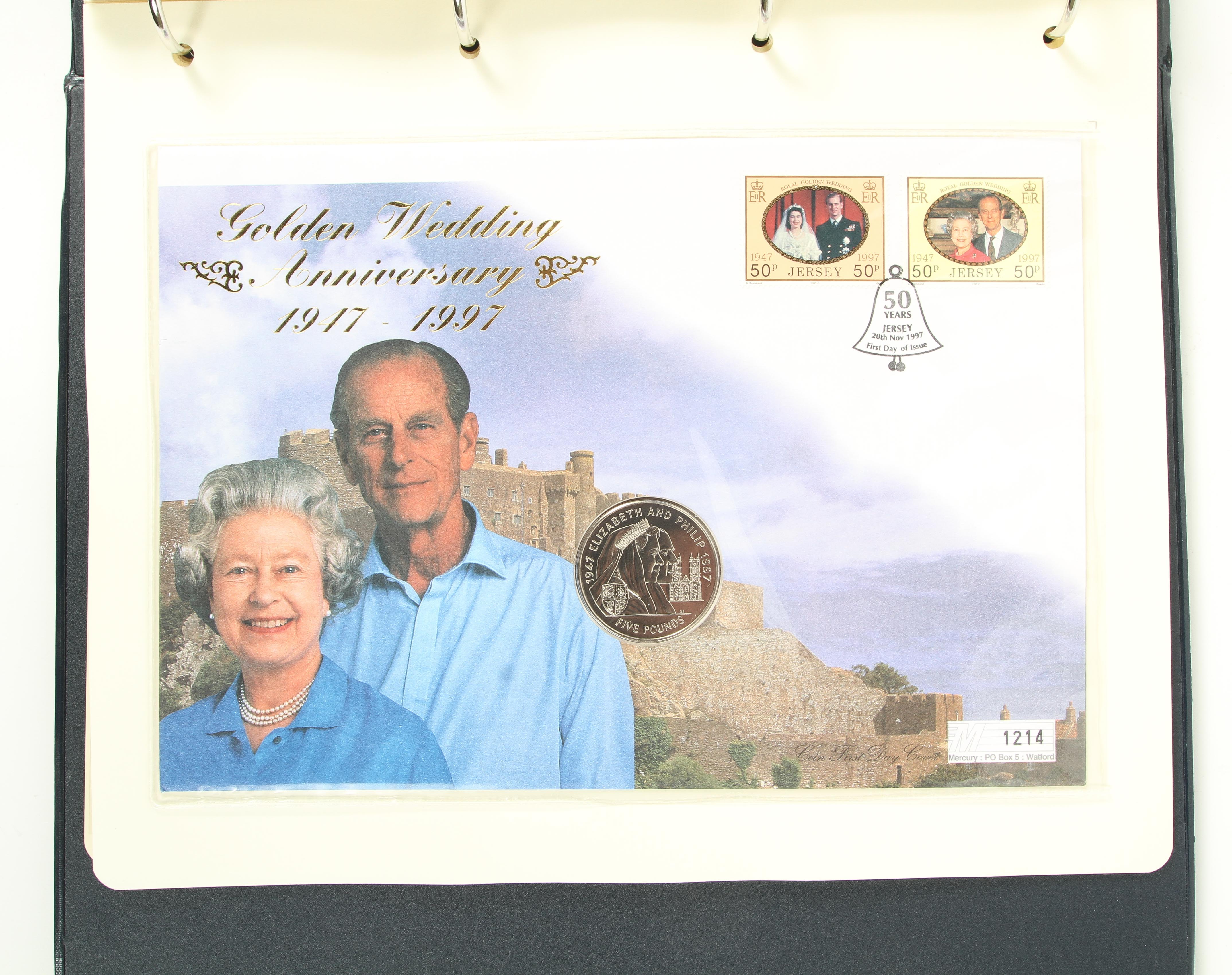 A folder containing stamp and coin First Day covers of The Royal Family, - Image 3 of 4