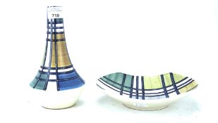 Two 1960s Alvino Bagni Italian pottery items.