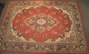 A large floor rug.