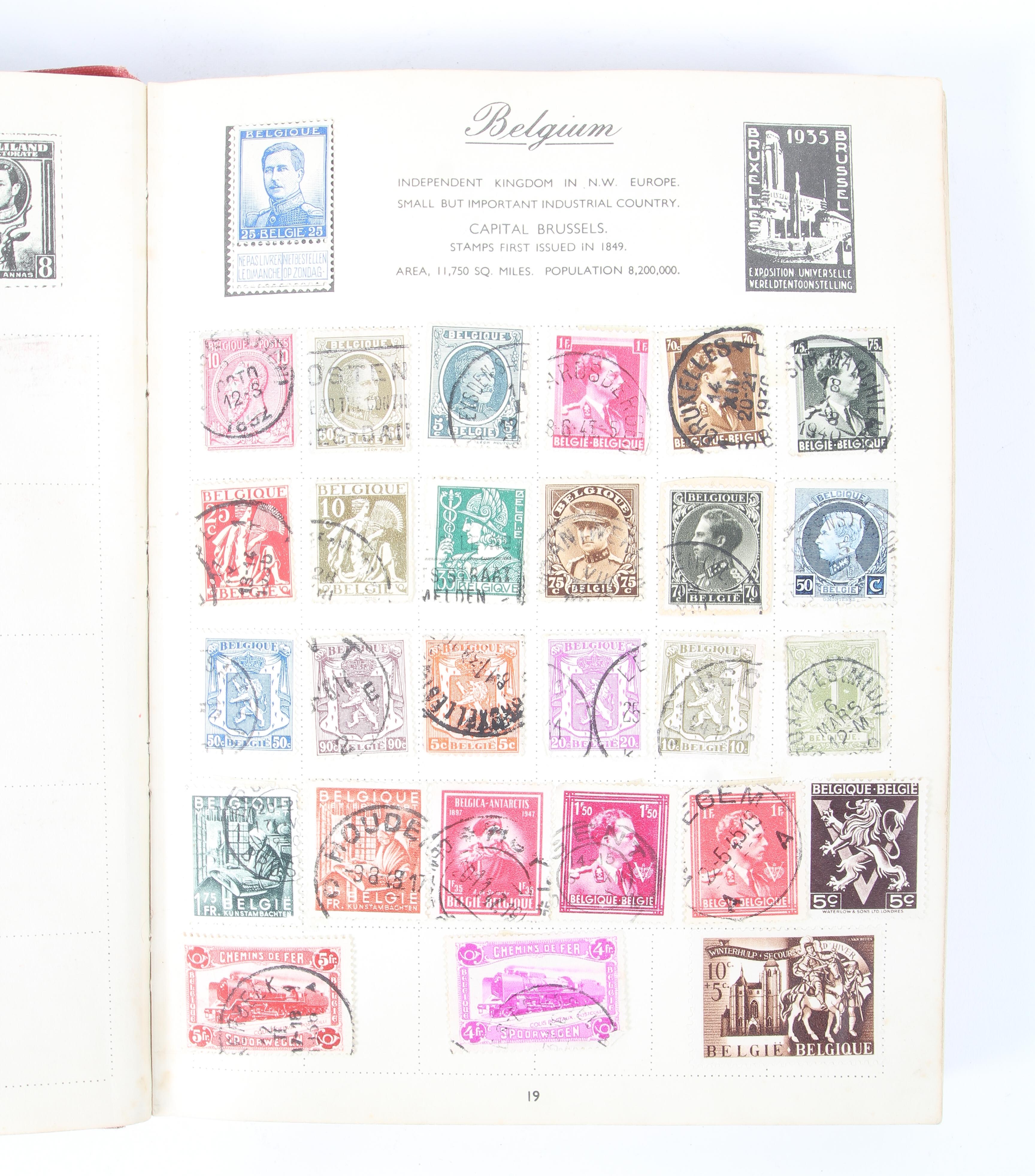 A Royal Mail stamp album containing UK and World stamps. - Image 2 of 8