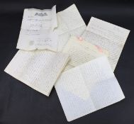 A selection of early 20th century letters, some regarding the Russian embassy.