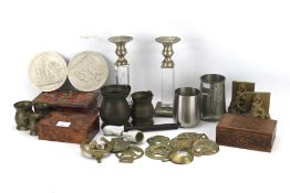 An assortment of collectables.