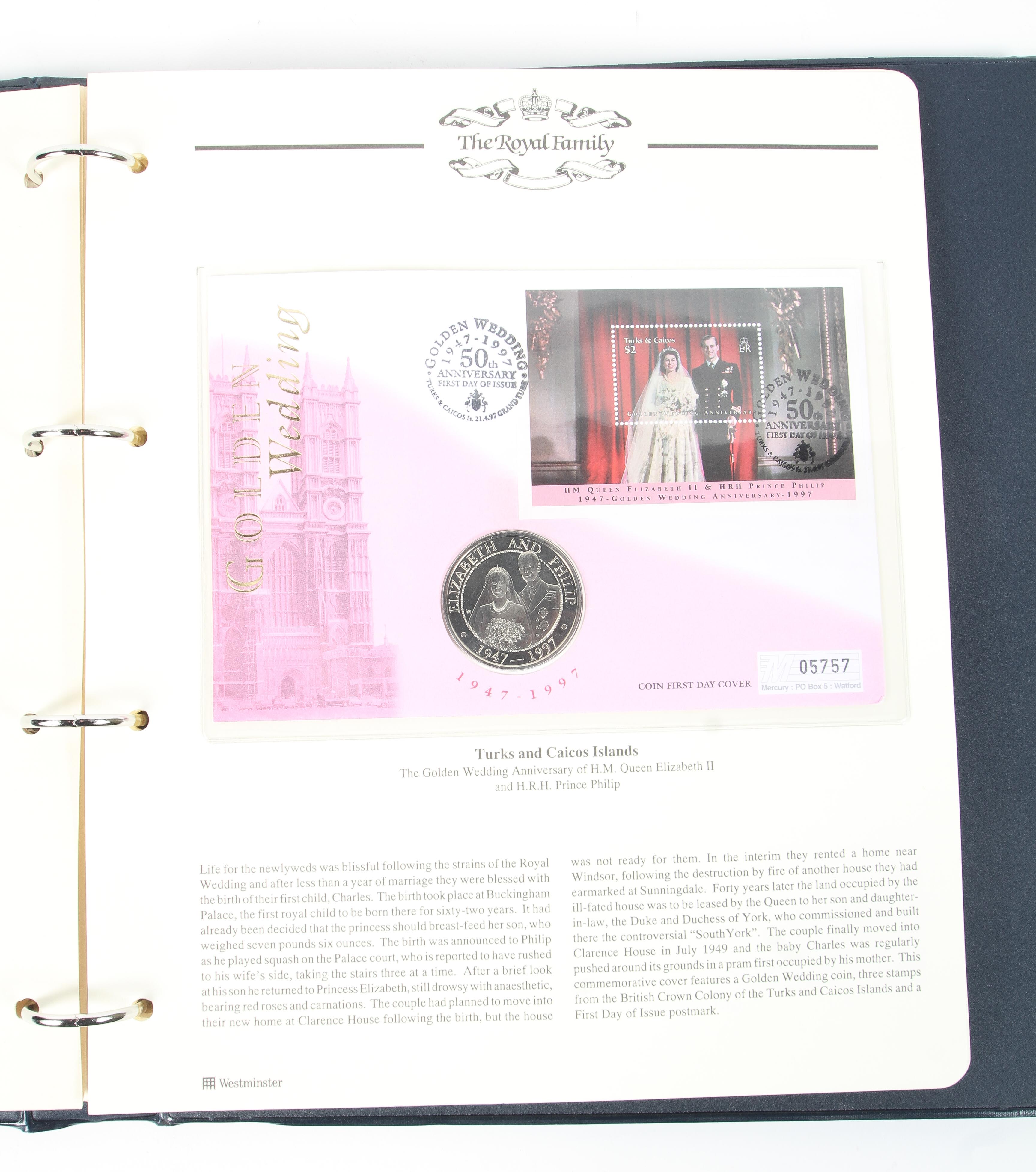 A folder containing stamp and coin First Day covers of The Royal Family, - Image 2 of 4