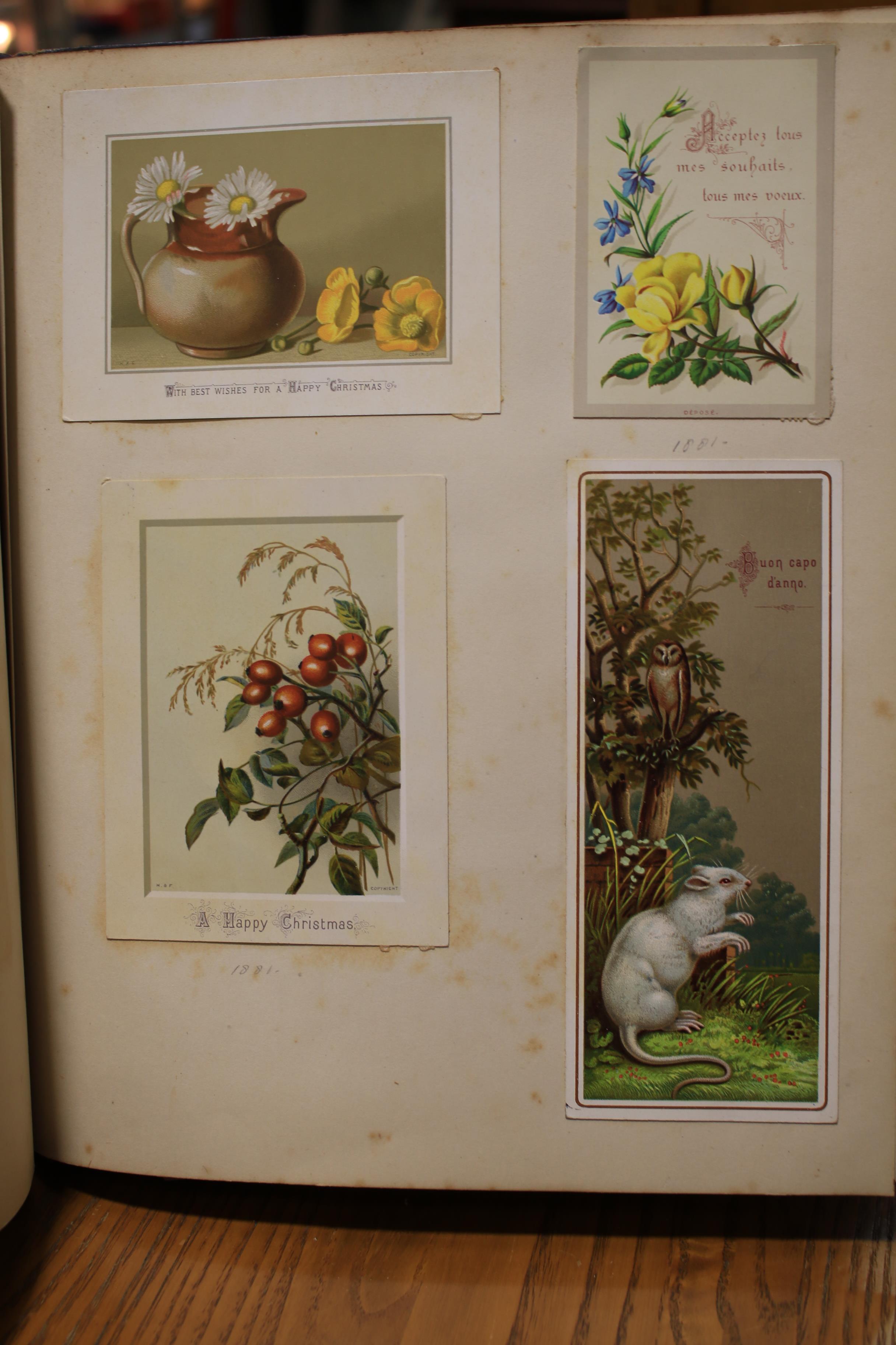 An assortment of Victorian and late scrapbooks. - Image 3 of 10