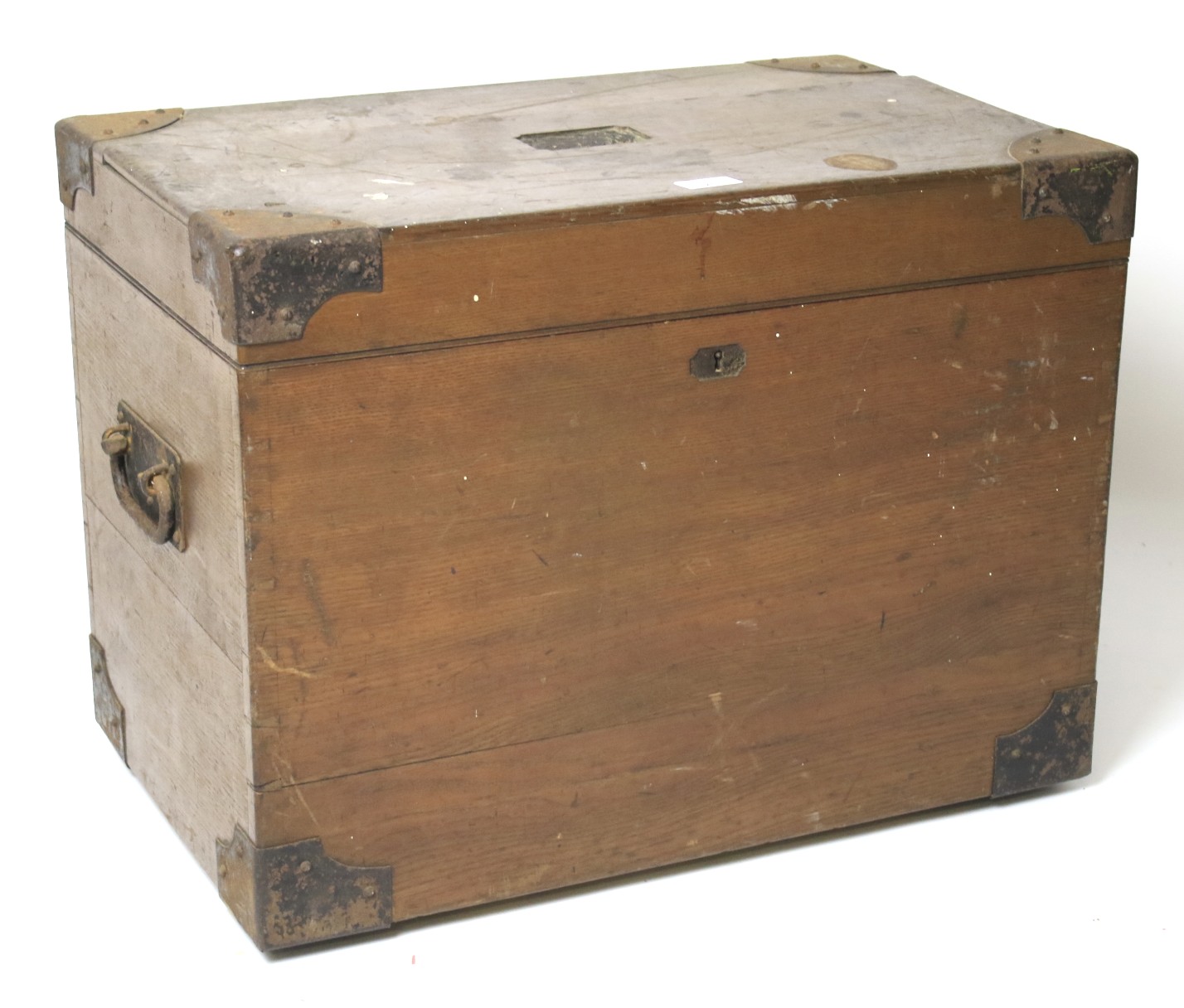A late 19th century wooden box.