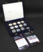 Selection of commemorative Westminster coins