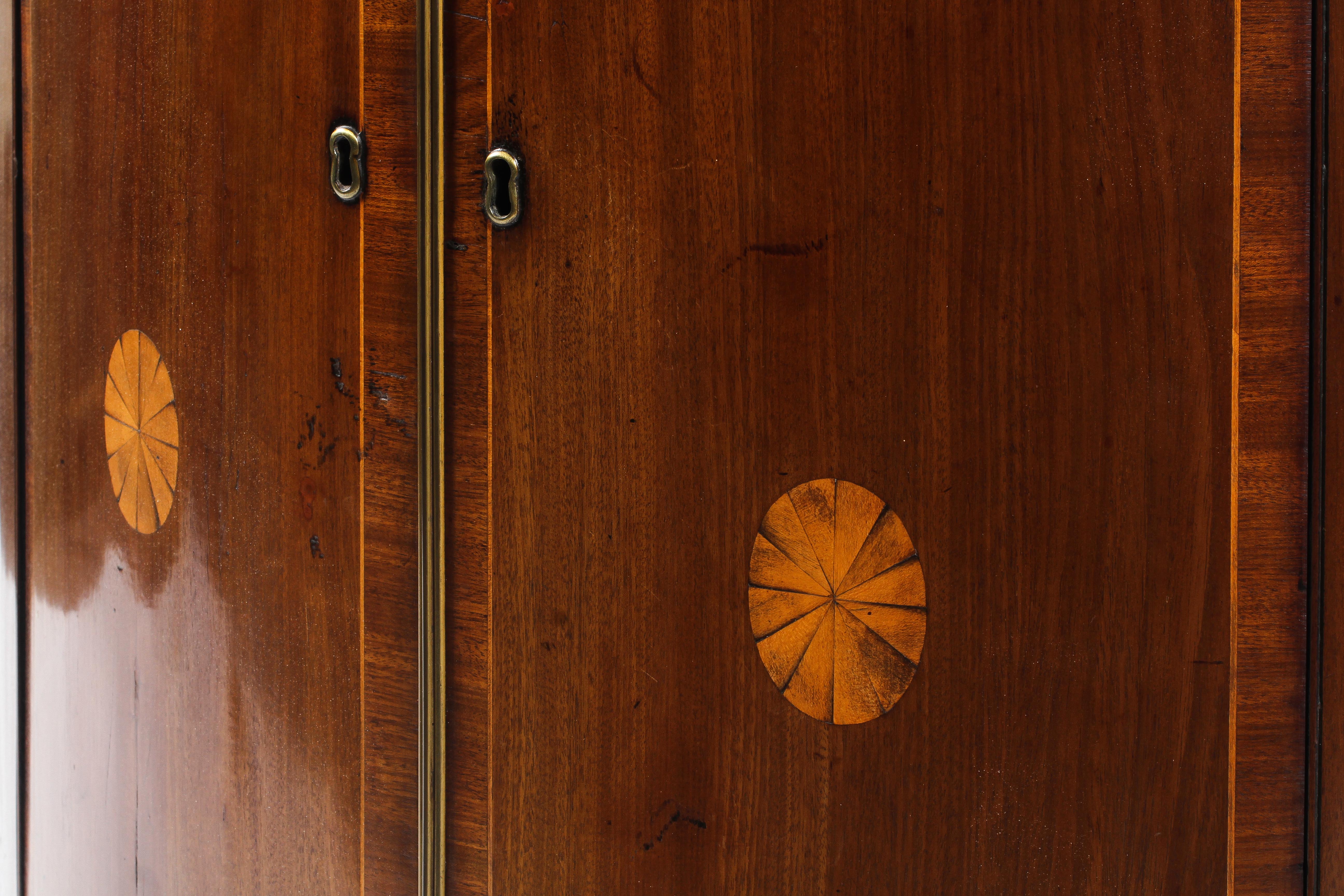 A Georgian mahogany corner cupboard. - Image 2 of 3